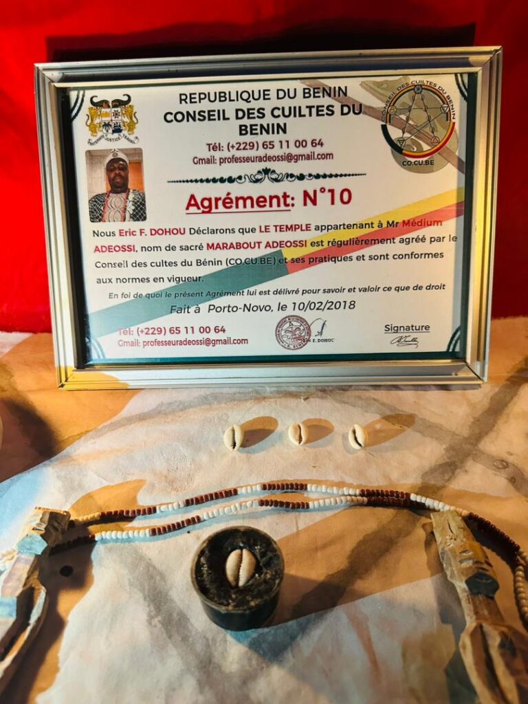 .Maitre Marabout Vaudou du Benin Papa Adeossi
